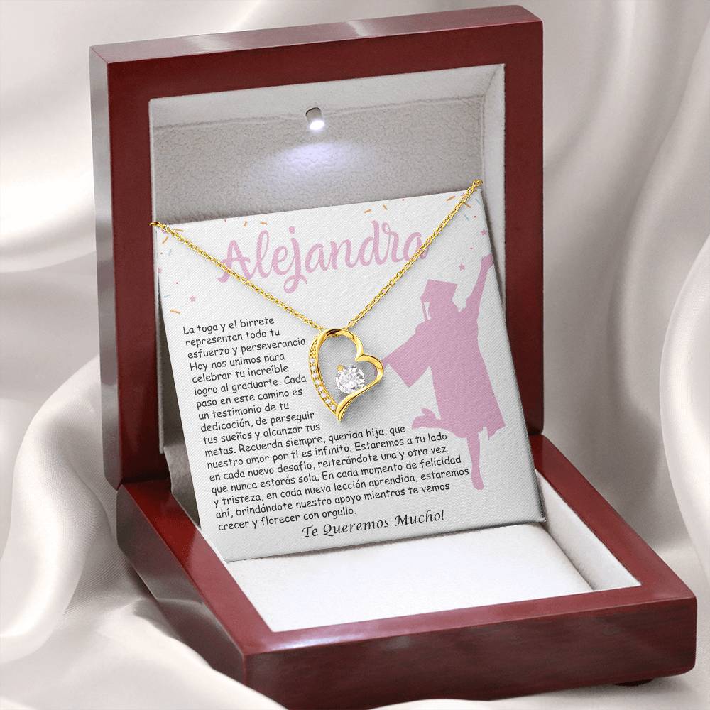 Feliz Graduación Hija | Graduando Color Rosa - FLSPGRADP101