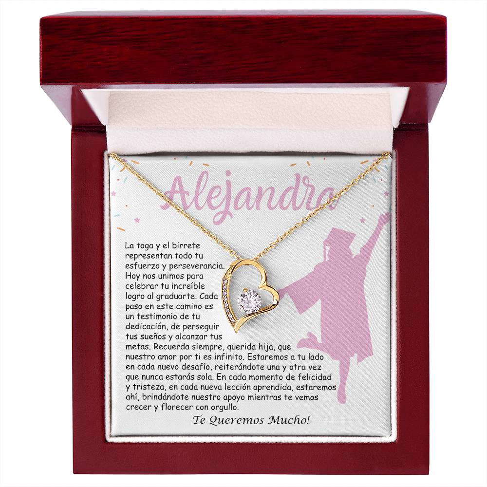 Feliz Graduación Hija | Graduando Color Rosa - FLSPGRADP101
