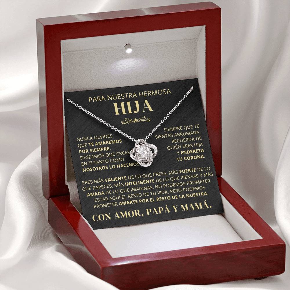 Para Nuestra Hermosa Hija | Con Amor, Papá Y Mamá - LKSPD106