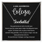 A una Asombrosa Colega | Cadena Nombre Personalizable - CNNHSPCW100