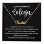 A una Asombrosa Colega | Cadena Nombre Personalizable - CNNHSPCW100