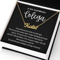 A una Asombrosa Colega | Cadena Nombre Personalizable - CNNHSPCW100