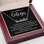 A una Asombrosa Colega | Cadena Nombre Personalizable - CNNHSPCW100
