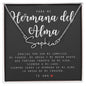 Para Mi Hermana Del Alma Cadena Nombre Personalizable | SSCNNSPF104