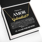 Para Mi Amor Cadena Corazón Nombre Personalizable Fondo Negro | NNHCSPSMB103