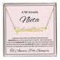 A Mi Amada Nieta Cadena Corazón Nombre Personalizable | NNHCSPGD104