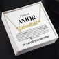 Para Mi Amor Cadena Con Corazón Nombre Personalizable | NNHCSPSM103