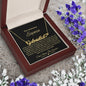 Para Mi Hermosa Esposa Cadena Corazón Nombre Personalizable NNHCSPW103