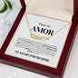 Para Mi Amor Cadena Con Corazón Nombre Personalizable | NNHCSPSM103