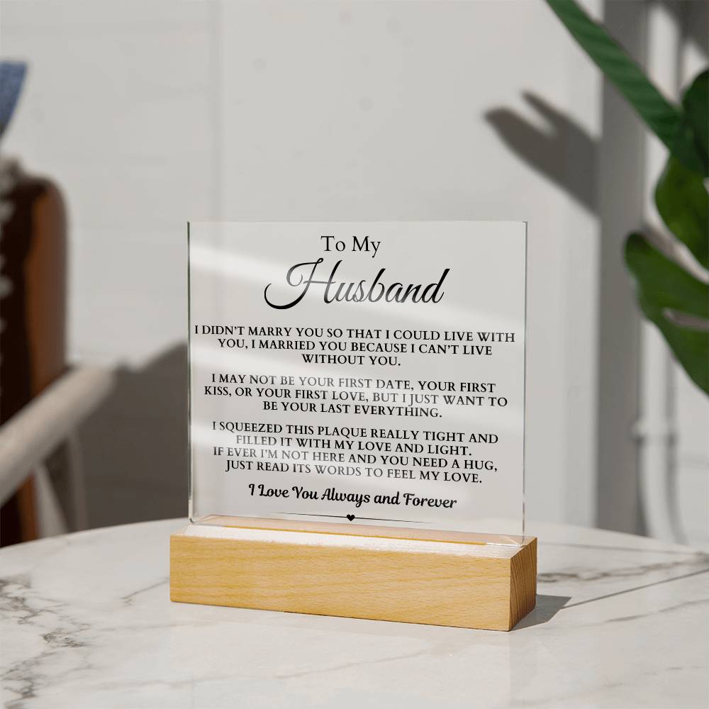 To my Husband Acrylic Plaque - SAPH101