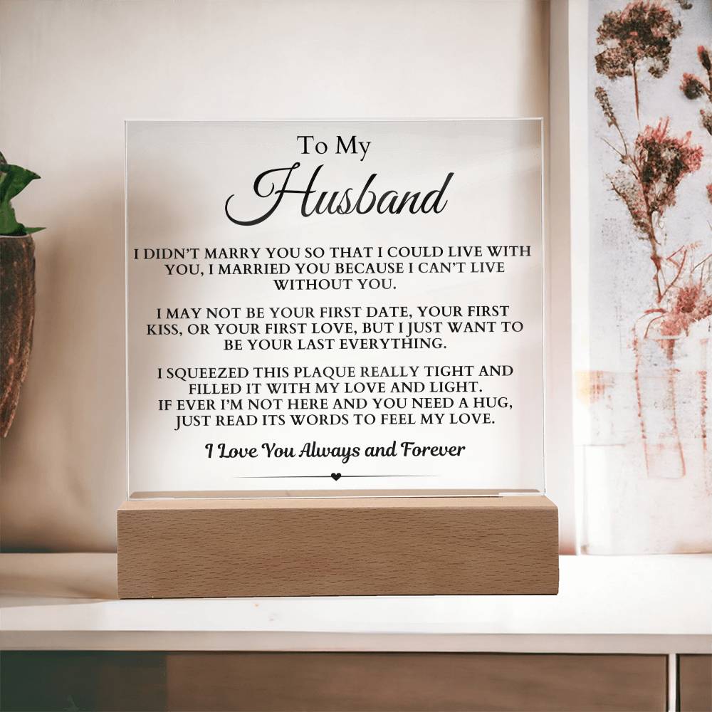 To my Husband Acrylic Plaque - SAPH101