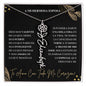 A Mi Hermosa Esposa Cadena Nombre Y Flor De Nacimiento Personalizable | FNNSPSM100