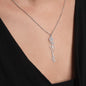 Para Mi Amor Cadena Flor Y Nombre Personalizable | FNNSPSM103