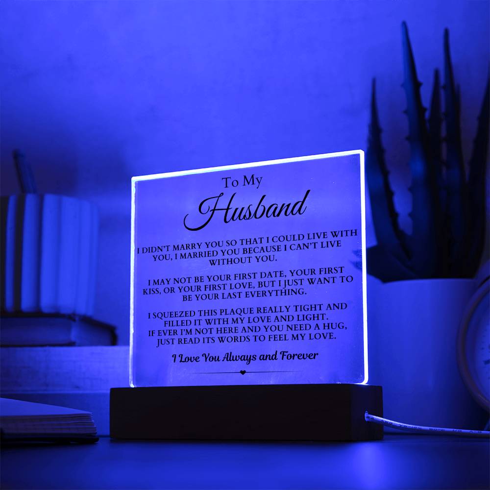 To my Husband Acrylic Plaque - SAPH101