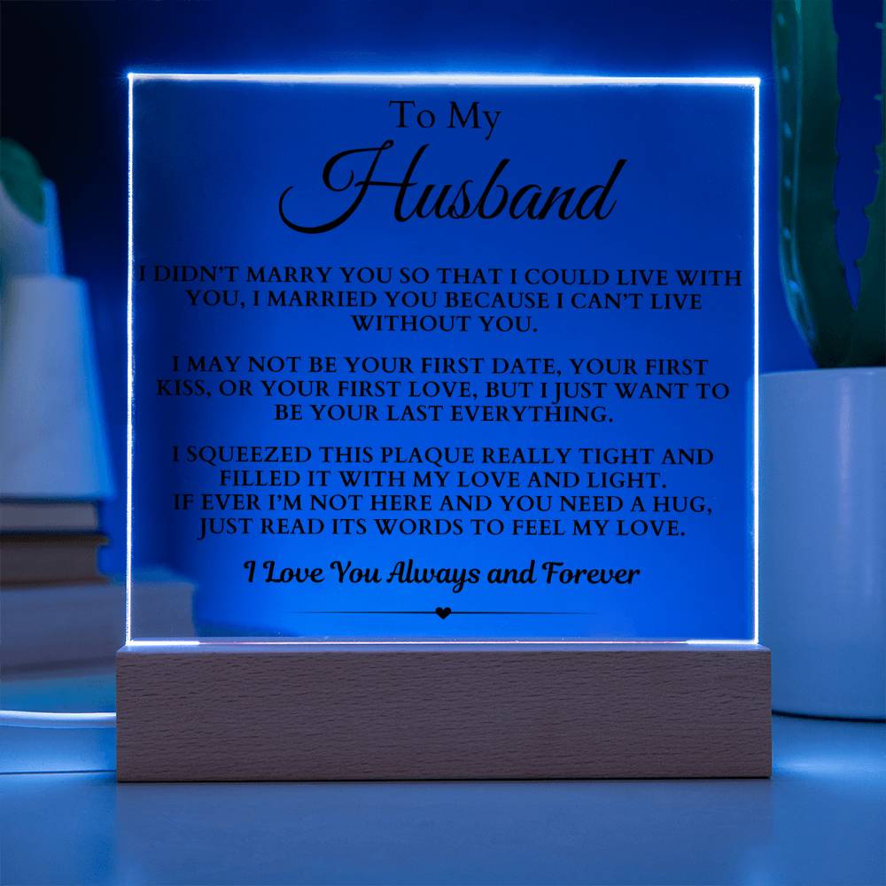 To my Husband Acrylic Plaque - SAPH101