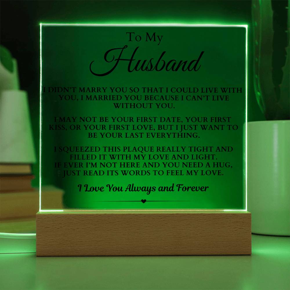 To my Husband Acrylic Plaque - SAPH101