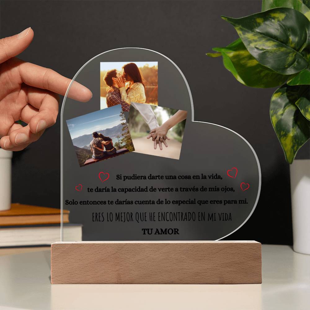 Eres Lo Mejor Que He Encontrado En Mi Vida Placa Acrílico Personalizable - HAPSPSM101