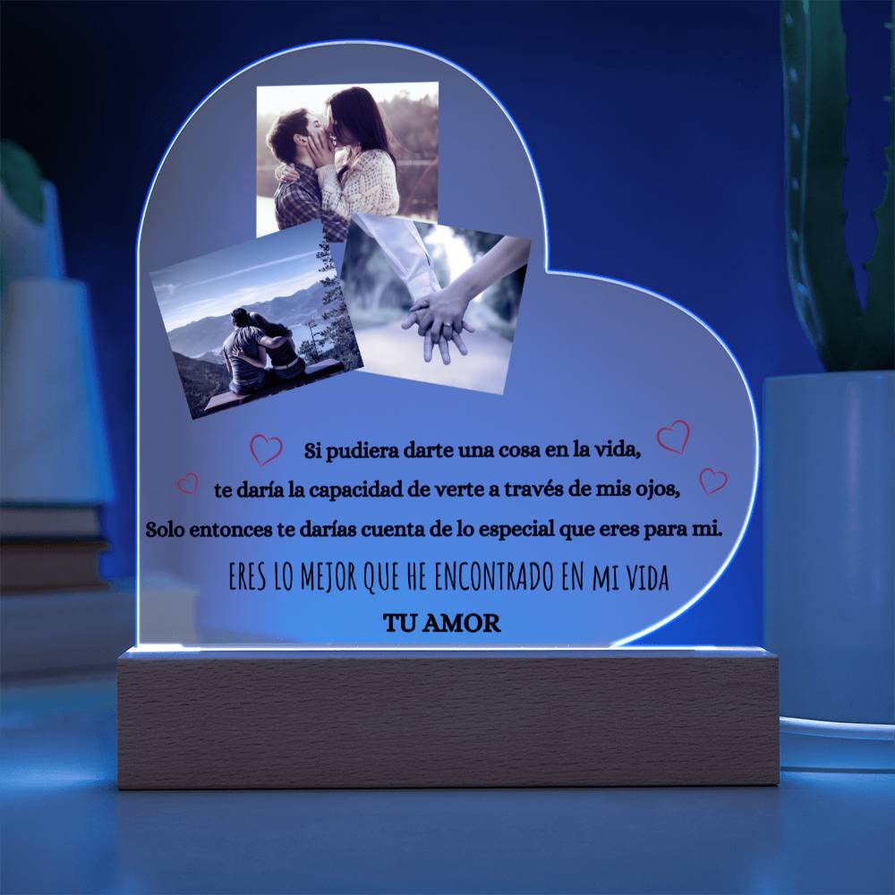 Eres Lo Mejor Que He Encontrado En Mi Vida Placa Acrílico Personalizable - HAPSPSM101