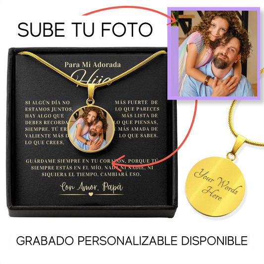 Para Mi Adorada Hija Dije Foto Personalizada  - BUCNSPD102