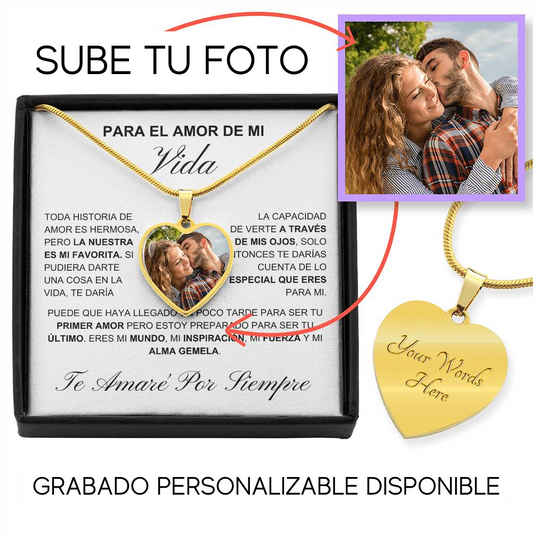 Para El Amor De Mi Vida Dije Foto Personalizada - BUHNSPSM108