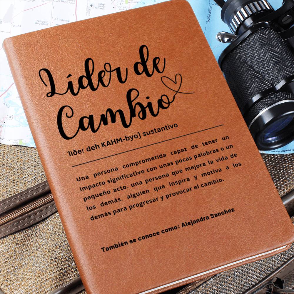 Journal Personalizable Líder De Cambio - GJSPCW101