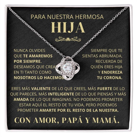 Para Nuestra Hermosa Hija | Con Amor, Papá Y Mamá - LKSPD106