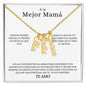 A La Mejor Mamá Cadena Personalizable Con Nombres De Hijos - MVNNSPM100
