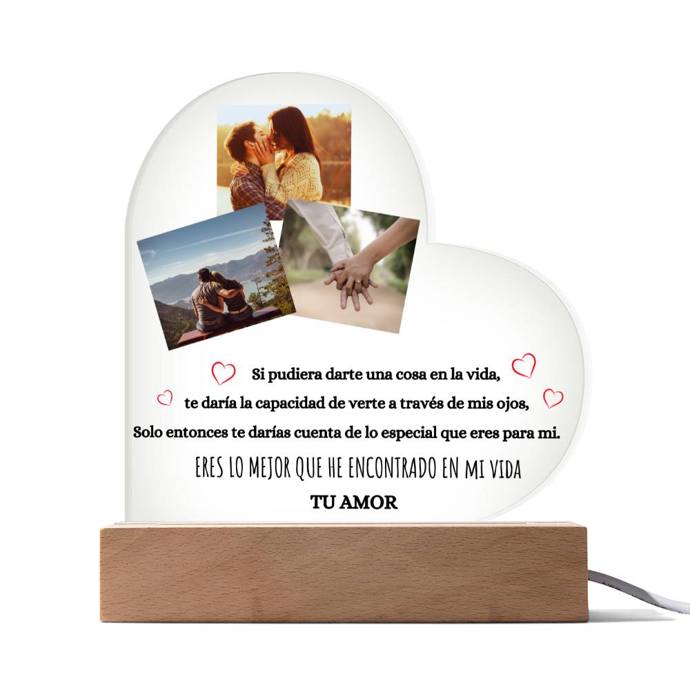 Eres Lo Mejor Que He Encontrado En Mi Vida Placa Acrílico Personalizable - HAPSPSM101