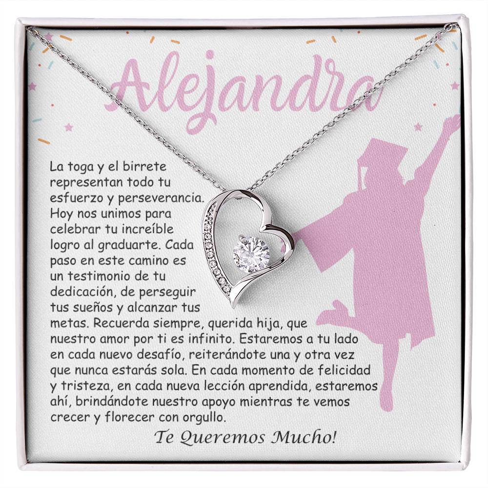 Feliz Graduación Hija | Graduando Color Rosa - FLSPGRADP101